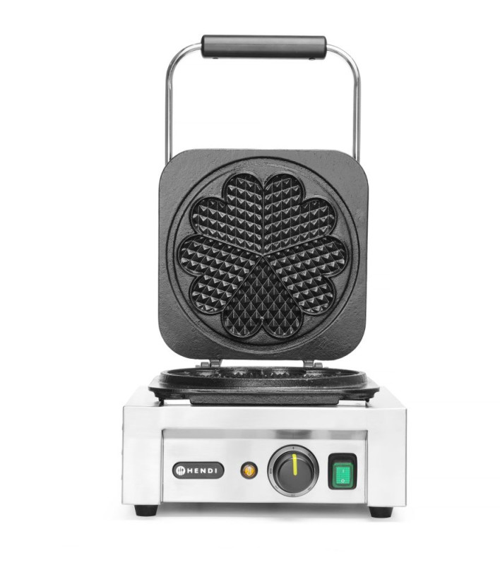Wafelmaker 'Hart', HENDI, 230V/2200W, 330x543x(H)251mm Wafelmaker 'Hart', HENDI, 230V/2200W, 330x543x(H)251mm