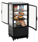 Mini-koelvitrine 75L2T zwart