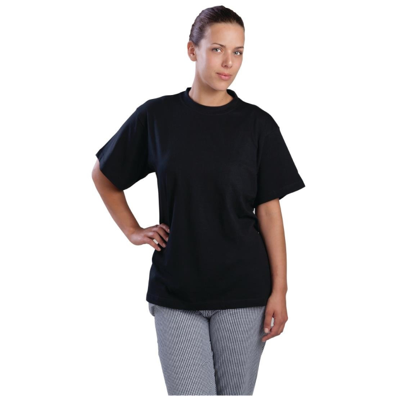 Nisbets Essentials t-shirts zwart M (2 stuks) Nisbets Essentials t-shirts zwart M (2 stuks)