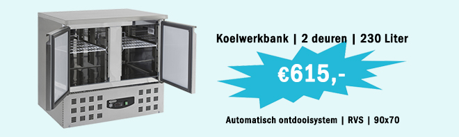 Koelwerkbank 2 Deuren